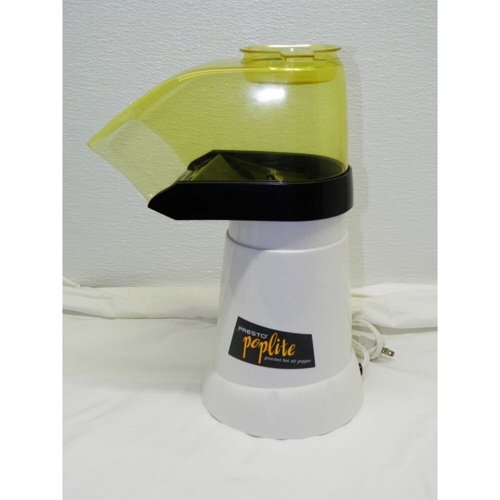 PRESTO POPLITE Hot Air Popcorn Gourmet Popper w/ Butter Tray